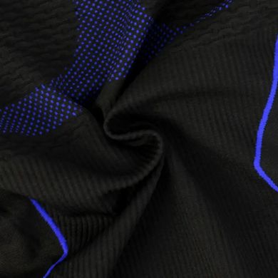Термобілизна чоловіча комплект кофта та кальсони мікрофліс Sport Grey +5-15°С S Чорний з синім