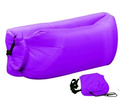 Ламзак надувний 200x90 диван гамак матрац лежак Lamzac Air Pro Фіолетовий
