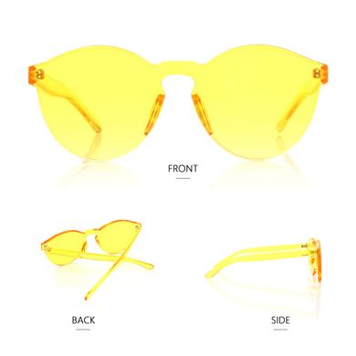 Сонцезахисні окуляри без оправи Secret Spirits Жовті