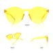 Сонцезахисні окуляри без оправи Secret Spirits Жовті