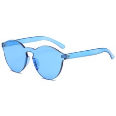 Солнцезащитные очки без оправы Secret Spirits Синие