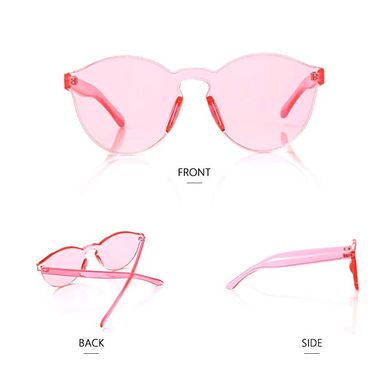 Сонцезахисні окуляри без оправи Secret Spirits Рожеві