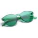 Сонцезахисні окуляри без оправи Secret Spirits Зелені