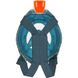 Маска для плавання Subea Easybreath PRO 500 панорамна повнолицьова для снорклінгу підводного пірнання на все обличчя з трубкою Темно синя, S/M