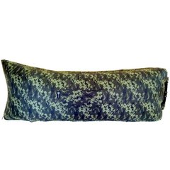 Ламзак надувной 240х90 с заменяемой камерой шезлонг лежак диван гамак матрас Ripstop Камуфляж-пиксель