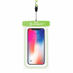 Чехол водонепроницаемый Seagard для мобильных телефонов с люминесцентным элементом Зеленый