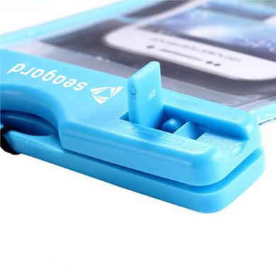 Чохол водонепроникний Seagard для мобільних телефонів з люмінесцентним елементом Синій